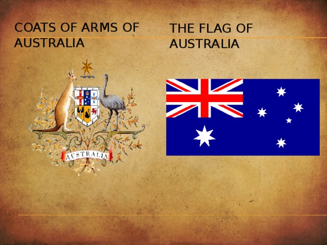 Coats of arms of australia The flag of australia