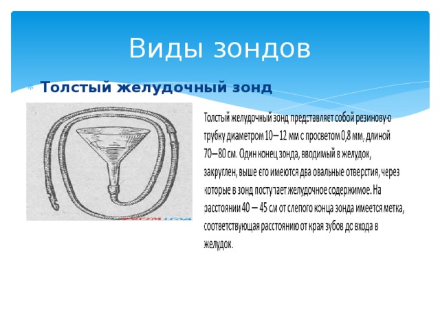 Виды зондов