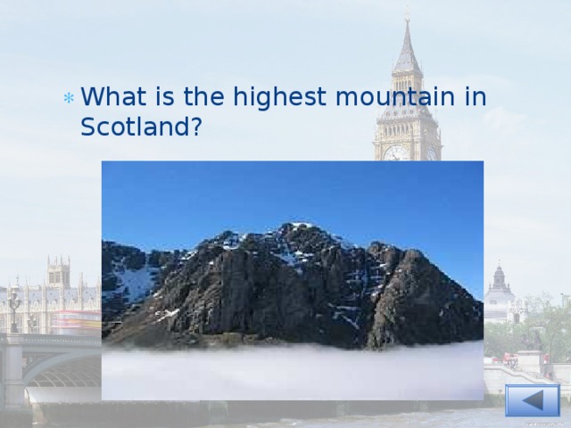 What is the highest mountain in Scotland?