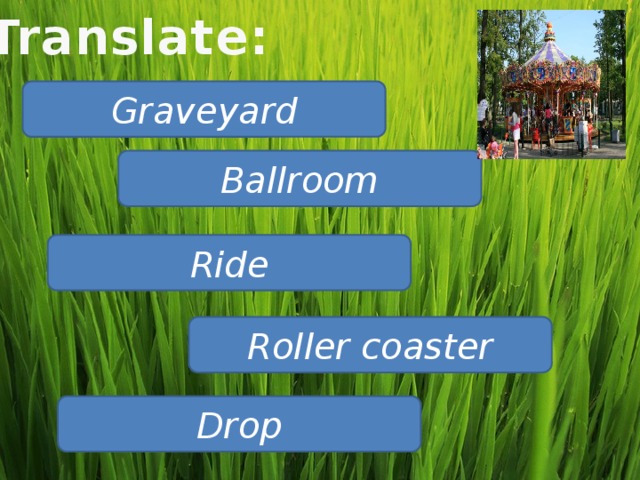 Translate: Graveyard Ballroom Ride Roller coaster Drop