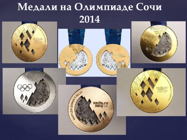 Медали на Олимпиаде Сочи 2014