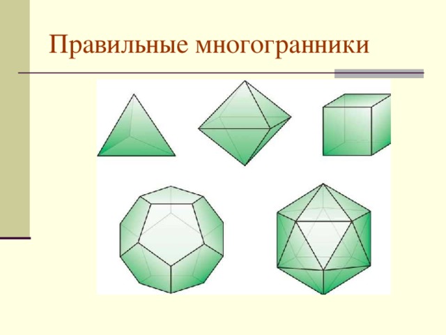 Проект по геометрии 9 класс многогранники