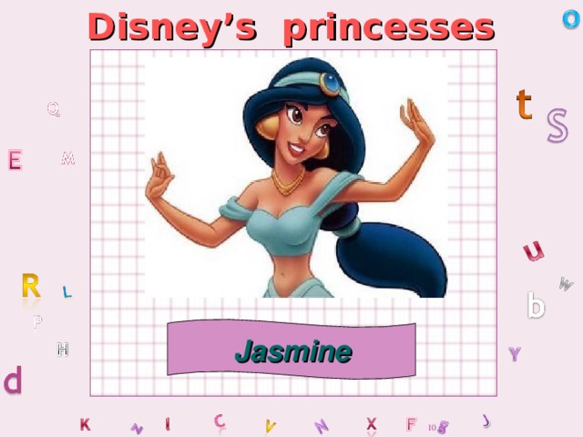 Disney’s princesses Jasmine