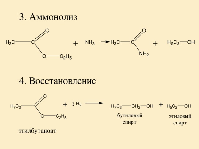 Щелочной гидролиз этилацетата реакция. Аммонолиз карбоновых кислот. Этилбутаноат. Схему реакции аммонолиза 2-иодбутана. Аммонолиз спиртов.
