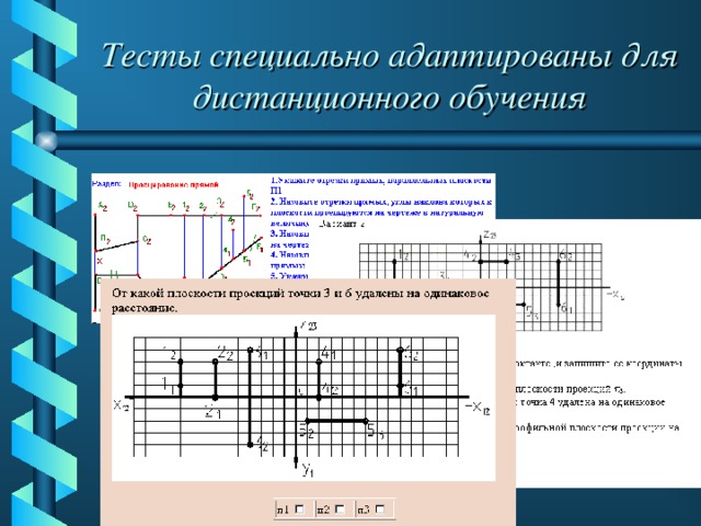 Тесты специально адаптированы для дистанционного обучения