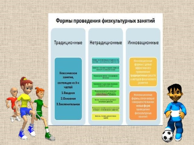 Формы организации физической культуры