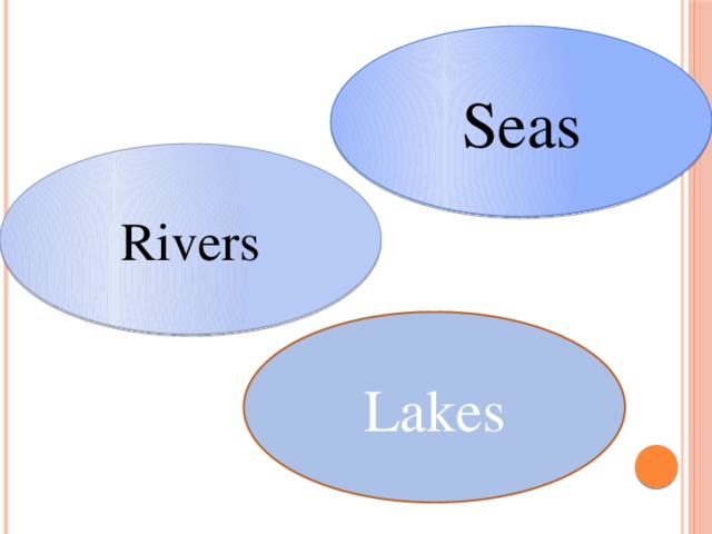 Seas Rivers Lakes