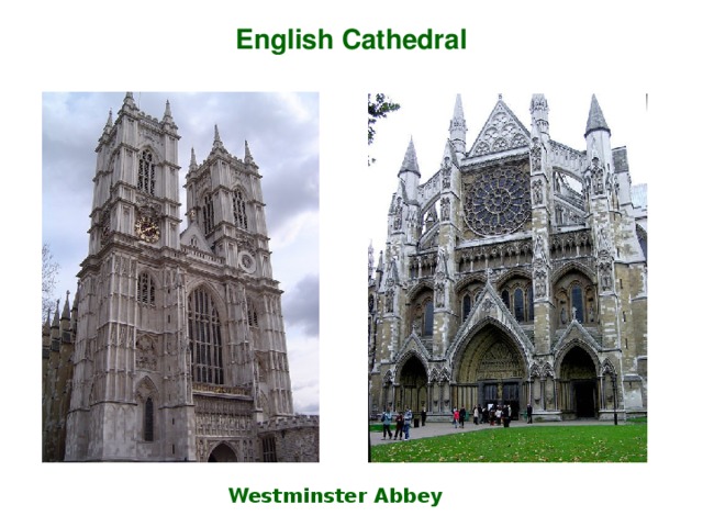 English Cathedral Westminster Abbey