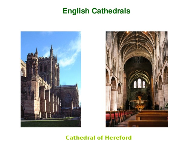 English Cathedrals Cathedral of Hereford 37