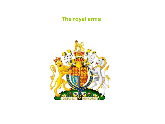 The royal arms