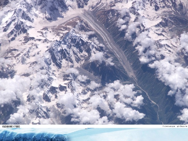 ледник Безенги 13 км.