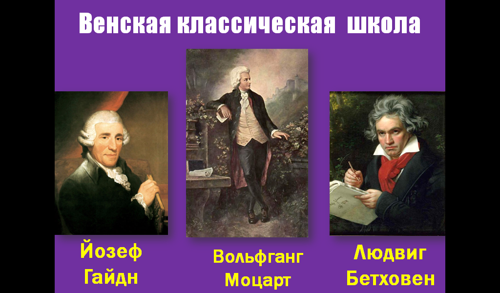 Венские классики Бетховен и Моцарт