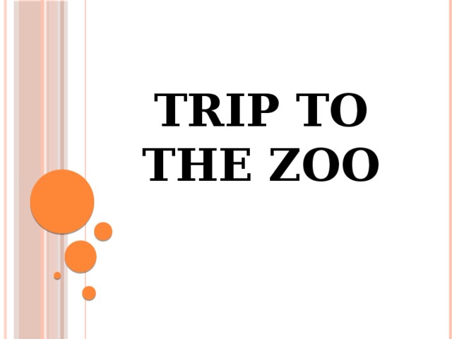 Trip to the zoo