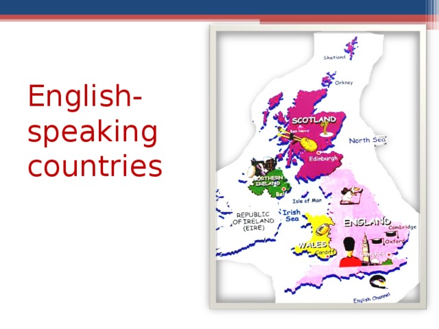 English- speaking countries  