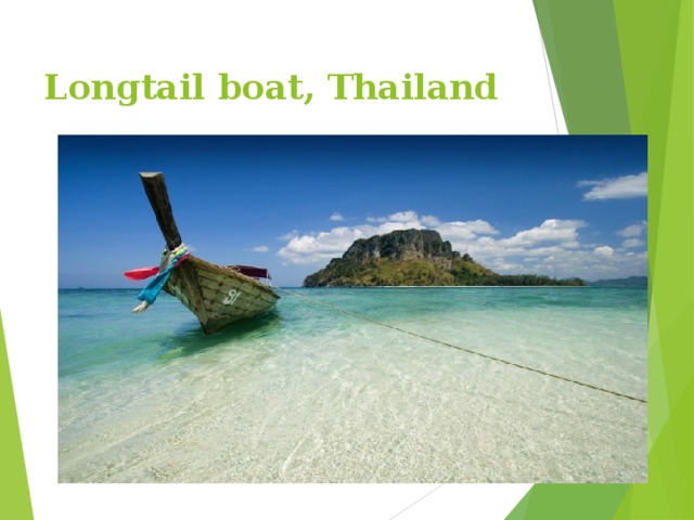   Longtail boat, Thailand   