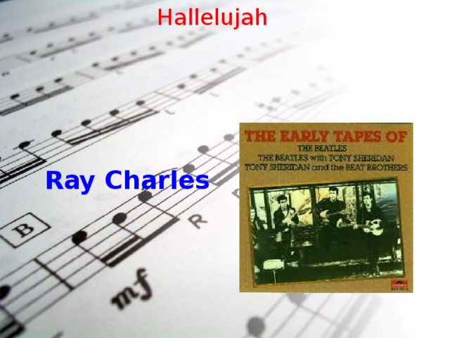 Hallelujah   Ray Charles 