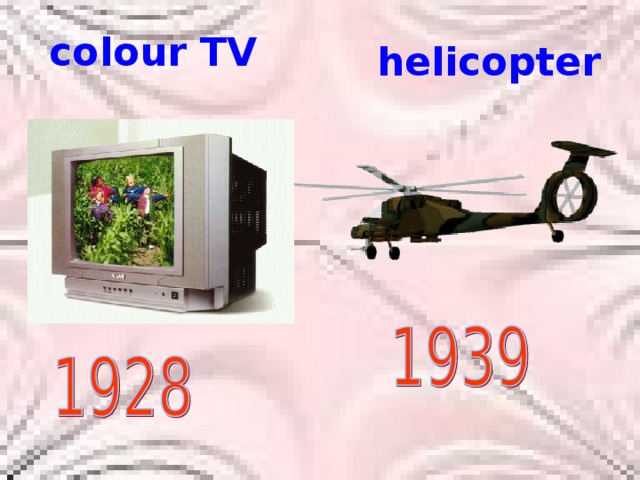 colour TV helicopter 
