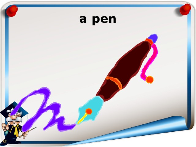 a pen 