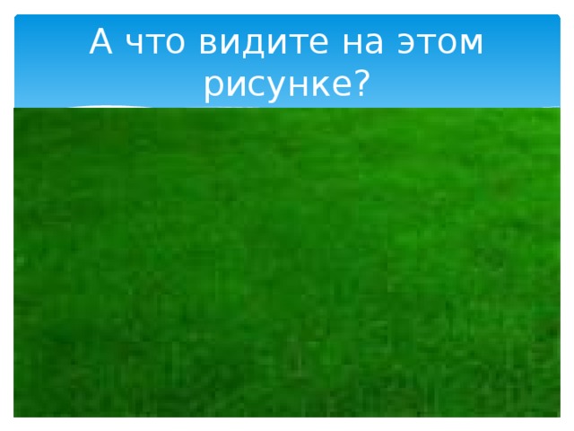 А что видите на этом рисунке? 