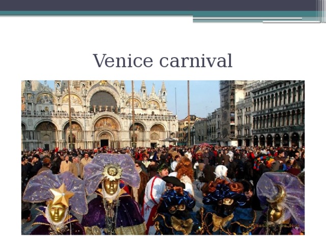 Venice carnival 