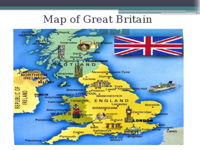 Map of Great Britain 