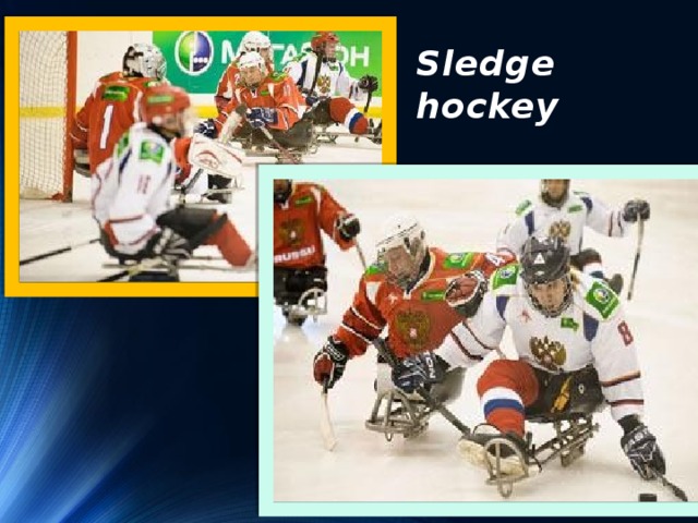 Sledge hockey 