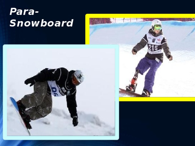 Para-Snowboard 