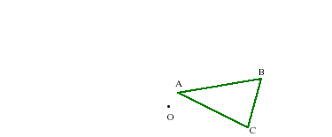 Треугольник при повороте. Поворот треугольника вокруг точки. Треугольник против часовой стрелки 45