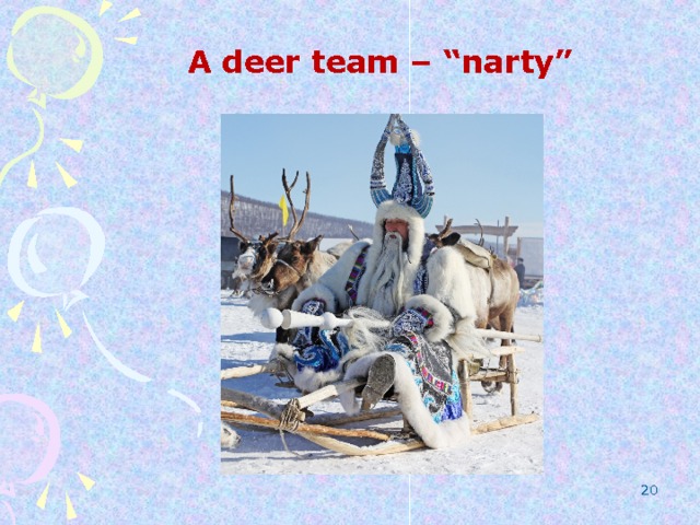 A deer team – “narty”  