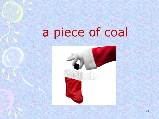 a piece of coal  