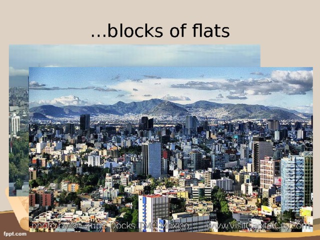 … blocks of flats 
