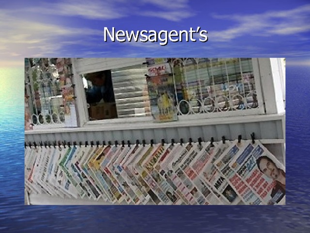 Newsagent’s 