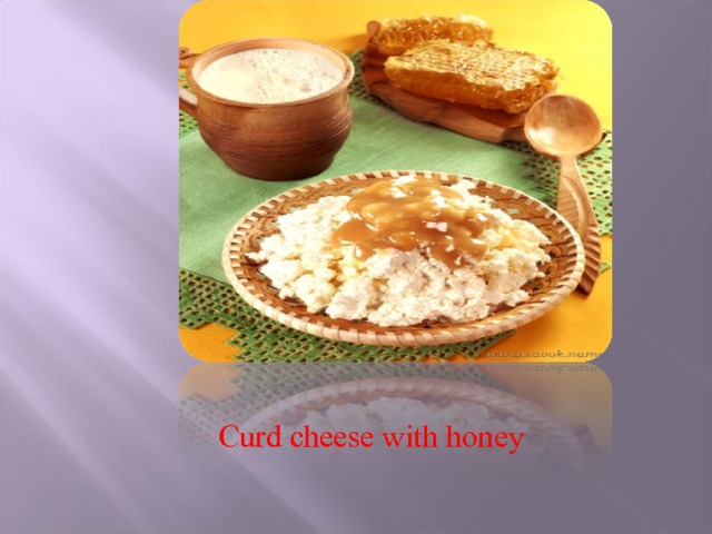 Curd cheese with honey 