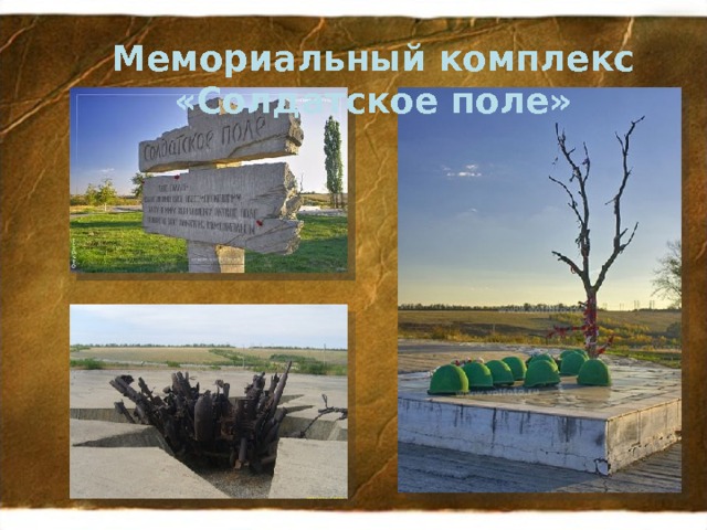 Мемориальный комплекс «Солдатское поле» 