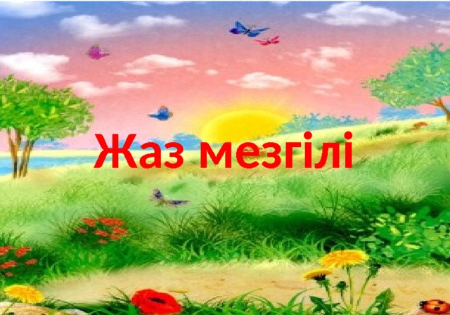 Жаз мезгілі 