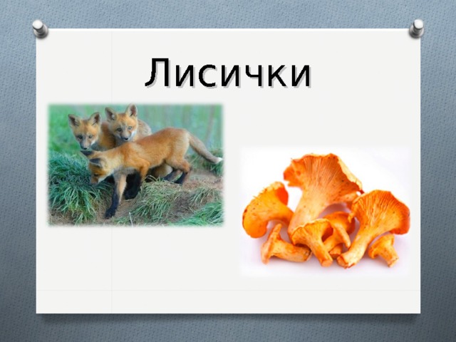 Лисички 