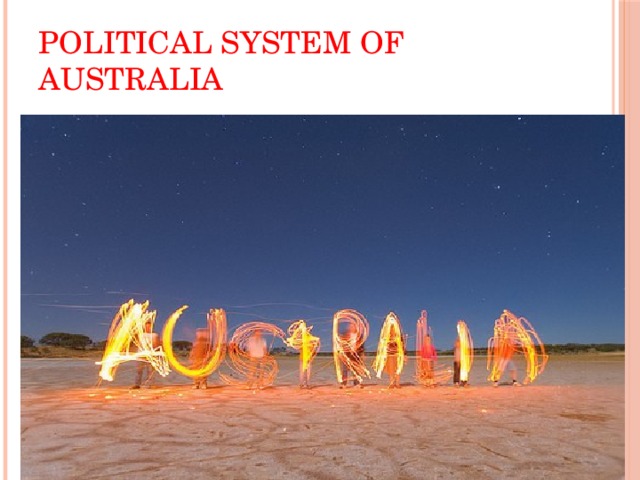 Political system of australia