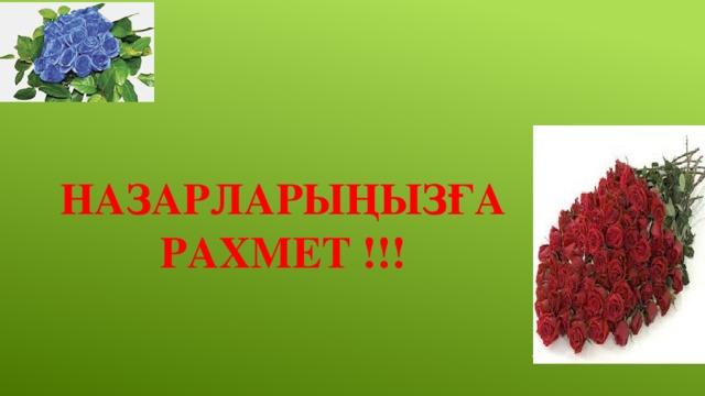 Назарларыңызға рахмет !!!