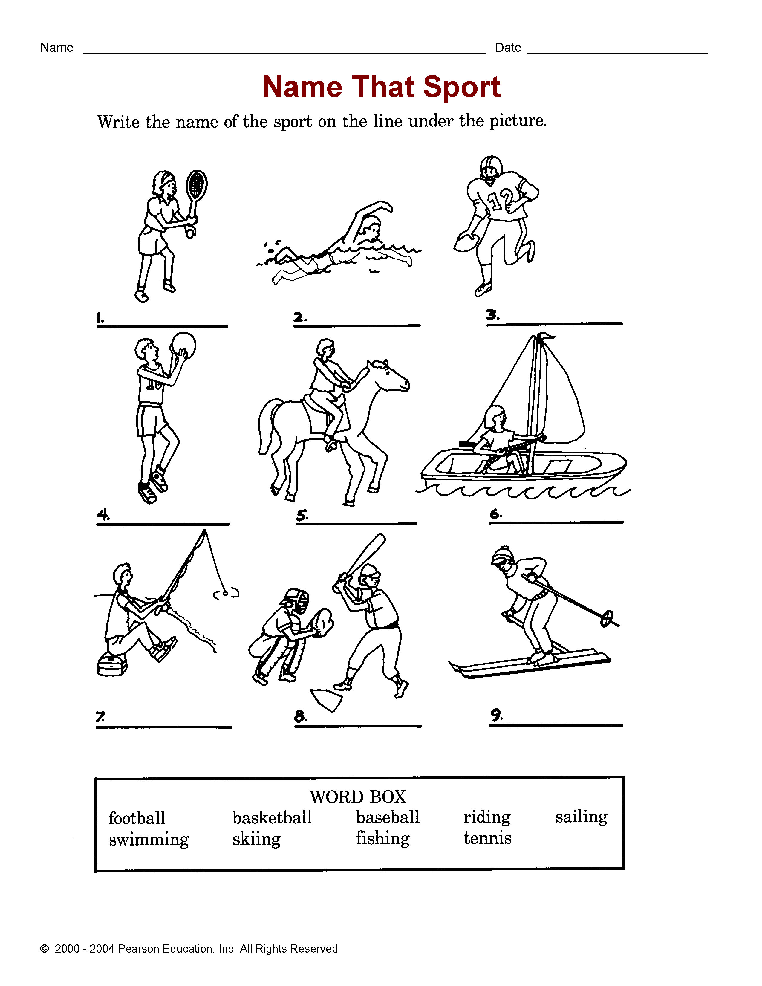 Kinds of sport - виды спорта». - английский язык, уроки