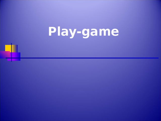 Play-game