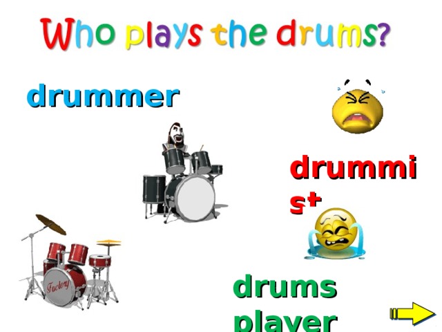 drummer drummist drums player