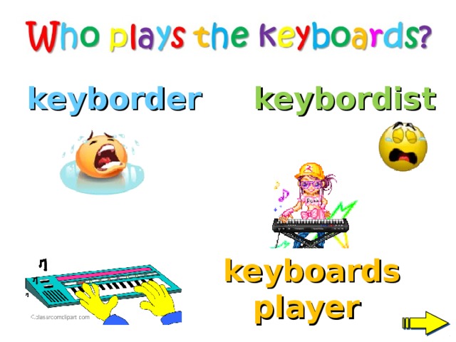 keyborder keybordist keyboards player