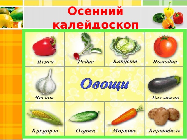 Осенний калейдоскоп