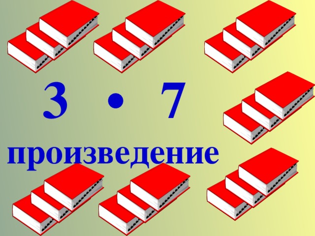 Произведение 7 и 10. Крупнообъёмное произведение в начальной школе примеры.