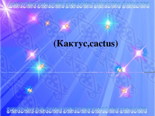 (Кактус,cactus)