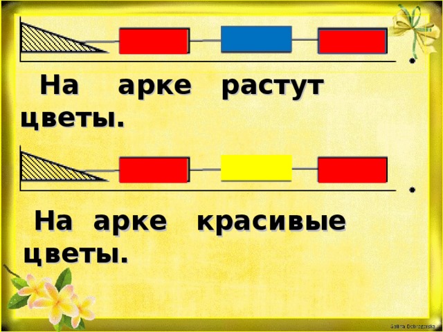 На арке растут цветы.  На арке красивые цветы.