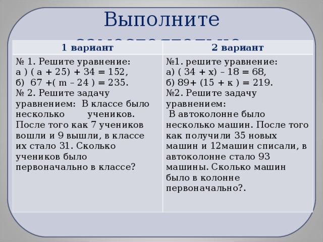 Решение задач с помощью уравнений 5 класс презентация