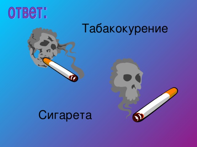 Табакокурение Сигарета