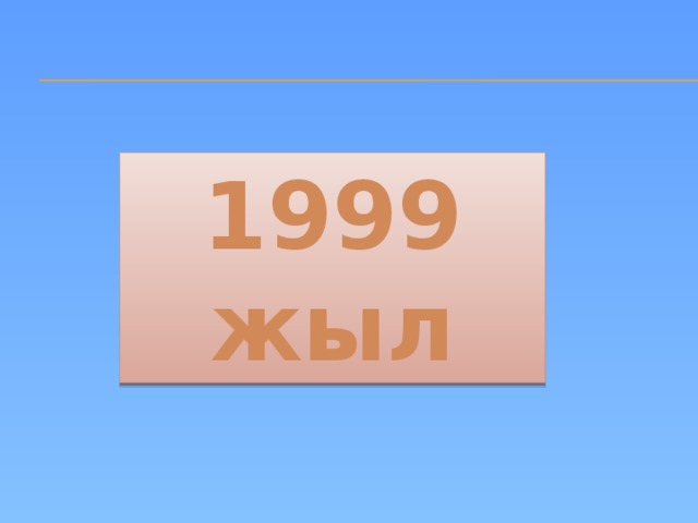 1999 жыл