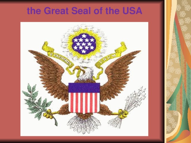 the Great Seal of the USA